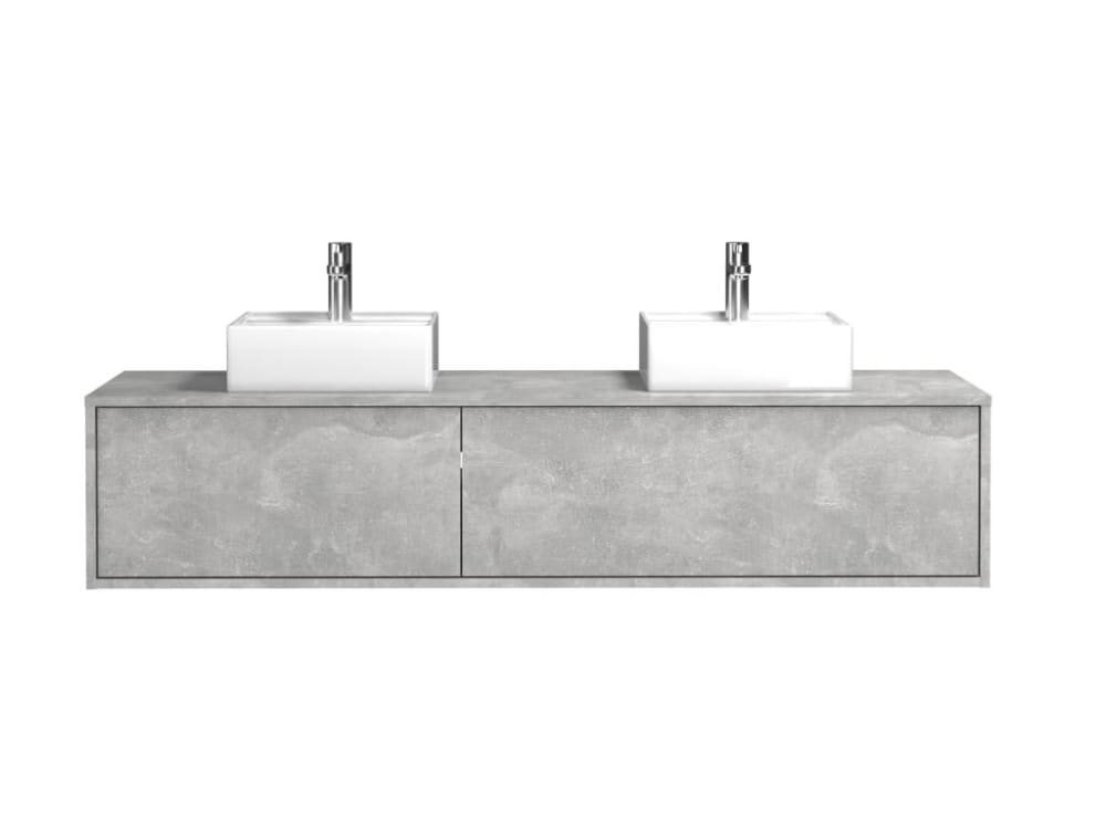 Wohnli Möbelsuche - Doppelwaschtisch aus Holzspan