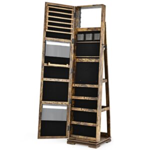 Wohnli Möbelsuche - Drehbarer Schmuckschrank 39 cm x 39 cm x 161 cm