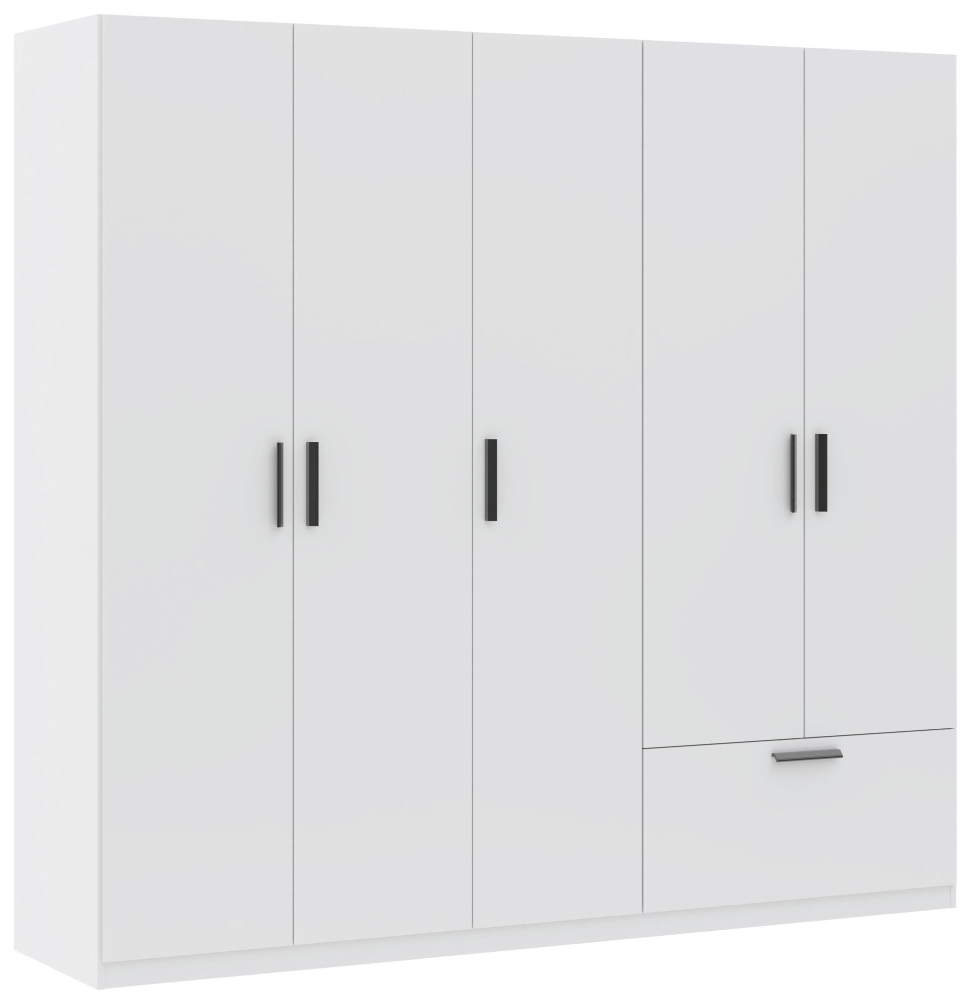 wohnli-moebel-suche-Drehtuerenschrank-Milos-5T1S-Weiss Wohnli Möbelsuche - Drehtürenschrank Milos 5T1S Weiß