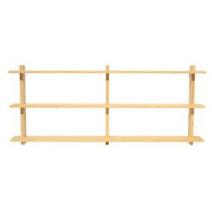 Wohnli Möbelsuche - Dreifaches Wandregal aus Kiefer natur 180 cm Lackiert