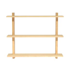 Wohnli Möbelsuche - Dreifaches Wandregal aus Kiefer natur 90 cm Lackiert