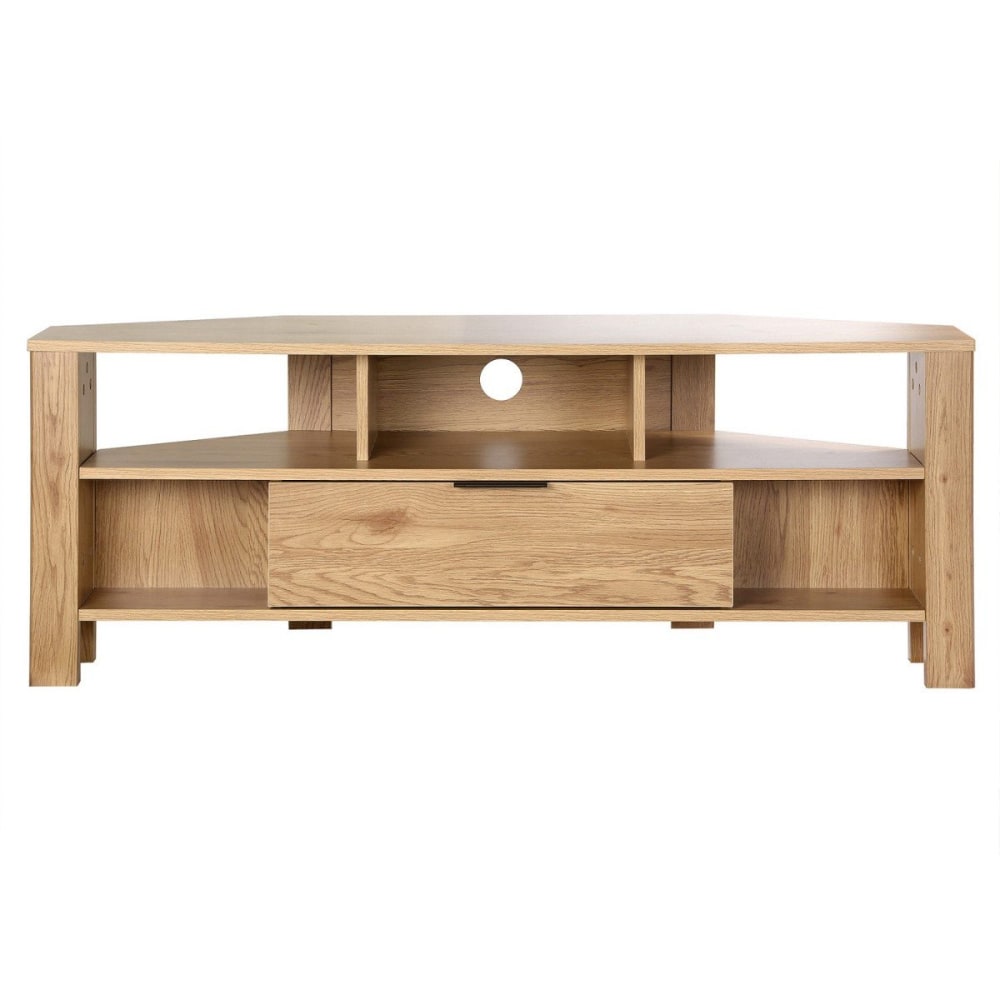 wohnli-moebel-suche-Eck-TV-Moebel-1-Schublade-Eiche-Dekor-L120-cm Wohnli Möbelsuche - Eck-TV-Möbel 1 Schublade Eiche Dekor - L120 cm