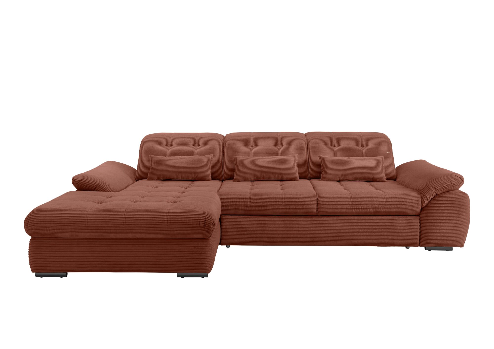 wohnli-moebel-suche-Ecksofa-mit-Bettkasten-Rigatti-ca-184x314-cm-Koralle Wohnli Möbelsuche - Ecksofa mit Bettkasten Rigatti ca. 184x314 cm Koralle