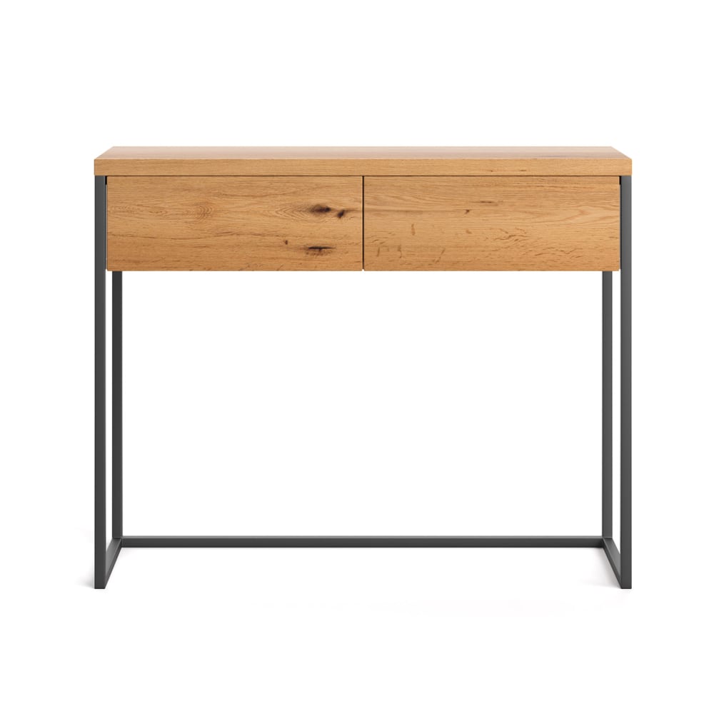 Wohnli Möbelsuche - Eichenkonsole aus massivem Holz 80 cm