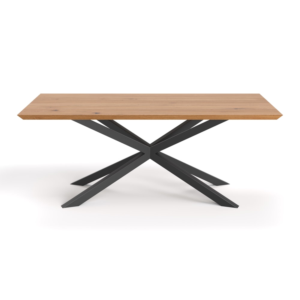 wohnli-moebel-suche-Eichentisch-mit-Metallbeinen-200x80-cm Wohnli Möbelsuche - Eichentisch mit Metallbeinen 200x80 cm