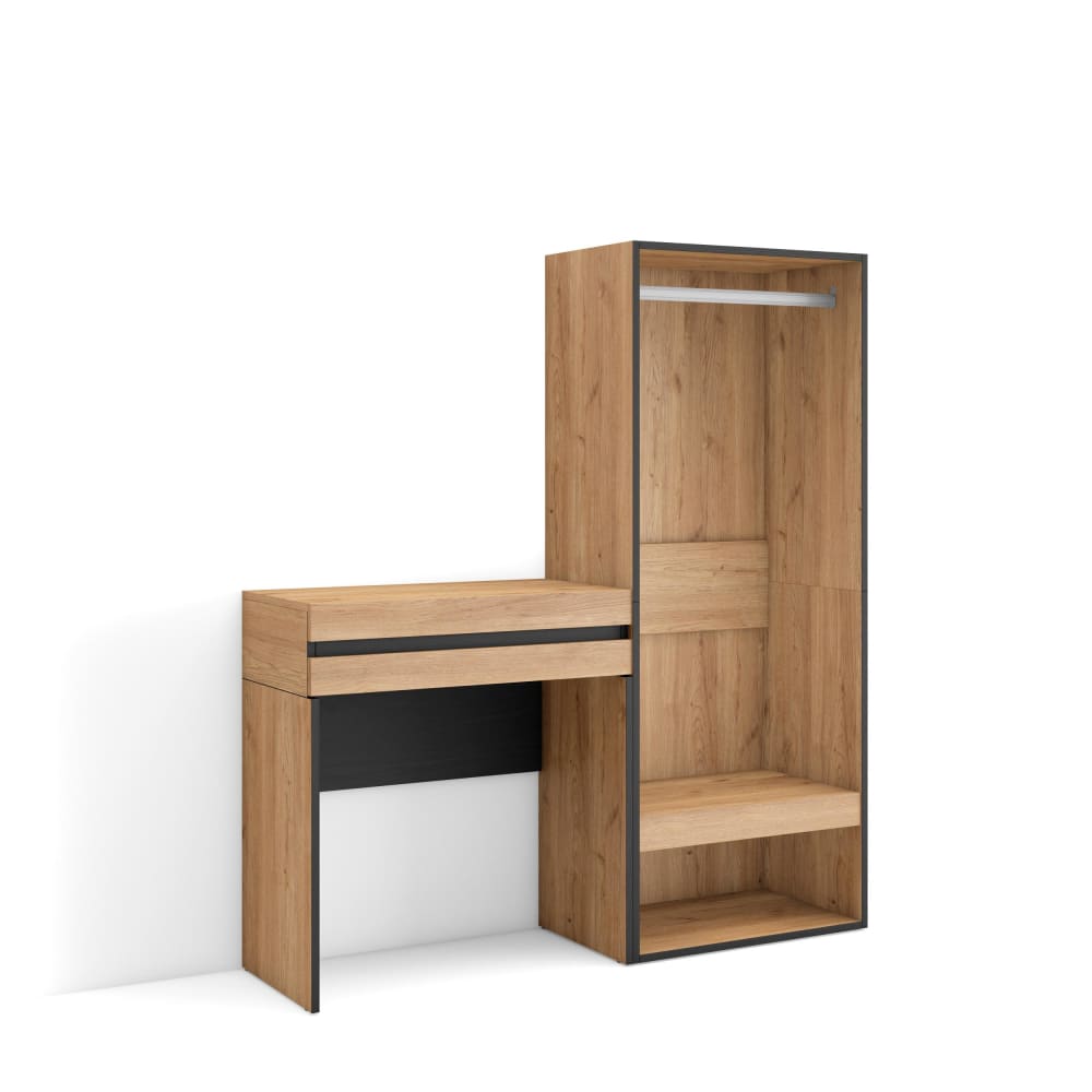 wohnli-moebel-suche-Eingangs-Konsole-Holzeffekt-130x35x145cm-Eiche Wohnli Möbelsuche - Eingangs-Konsole Holzeffekt 130x35x145cm Eiche