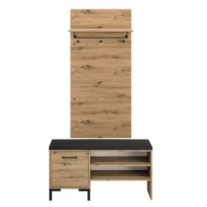 wohnli-moebel-suche-Eingangsmoebel-1-Tuer-Holzoptik-105cm Wohnli Möbelsuche - Eingangsmöbel 1 Tür