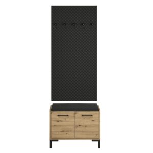 wohnli-moebel-suche-Eingangsmoebel-2-Tueren-Holzoptik-70cm Wohnli Möbelsuche - Eingangsmöbel 2 Türen