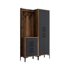 wohnli-moebel-suche-Eingangsmoebel-Holzeffekt-walnuss-anthrazit-120x35-cm Wohnli Möbelsuche - Eingangsmöbel Holzeffekt walnuss