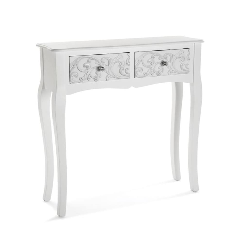 Wohnli Möbelsuche - Empfangskonsole mit 2 Schubladen aus Spanplatte