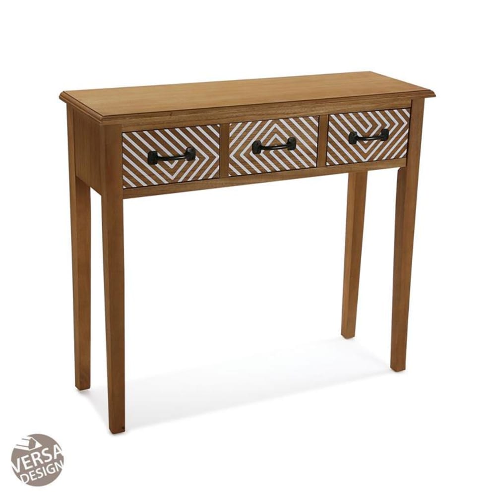 Wohnli Möbelsuche - Empfangskonsole mit 3 Schubladen aus Kiefernholz