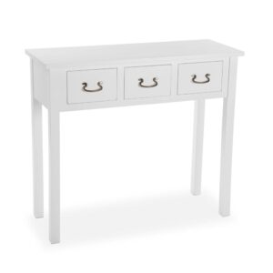 wohnli-moebel-suche-Empfangskonsole-mit-3-Schubladen-aus-Spanplatte-weiss Wohnli Möbelsuche - Empfangskonsole mit 3 Schubladen aus Spanplatte