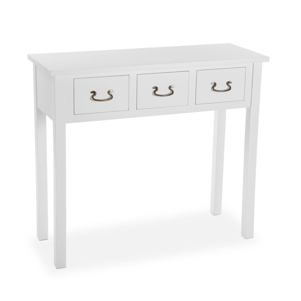 Wohnli Möbelsuche - Empfangskonsole mit 3 Schubladen aus Spanplatte