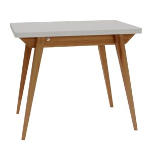 wohnli-moebel-suche-Erweiterbarer-Tisch-aus-Holz-90x65x75-Perlgrau-Eiche Wohnli Möbelsuche - Erweiterbarer Tisch aus Holz