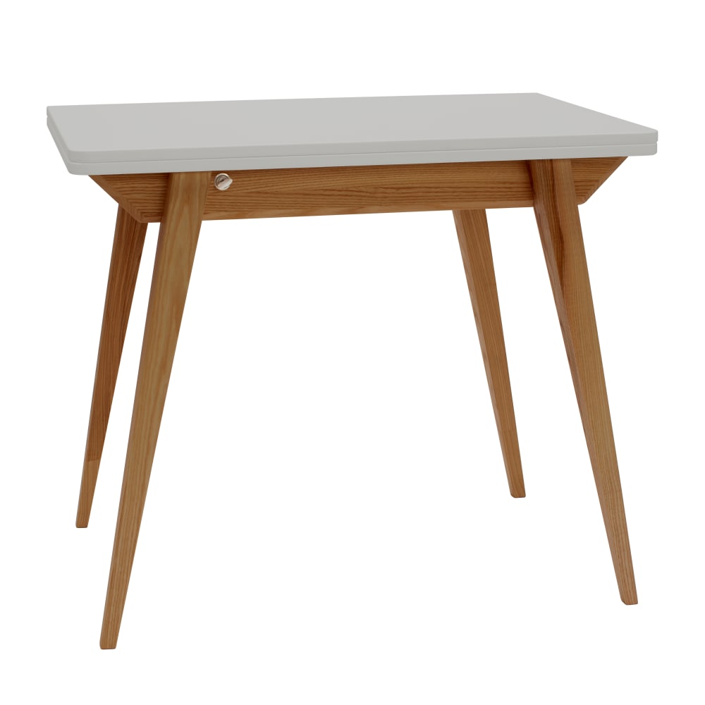 wohnli-moebel-suche-Erweiterbarer-Tisch-aus-Holz-90x65x75-Perlgrau-Eiche Wohnli Möbelsuche - Erweiterbarer Tisch aus Holz