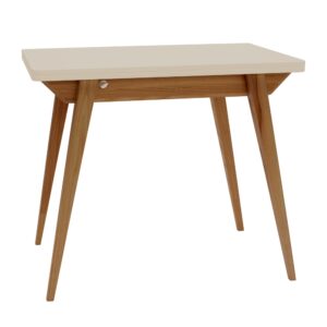 wohnli-moebel-suche-Erweiterbarer-Tisch-aus-Holz-90x65x75-Perlweiss-Eiche Wohnli Möbelsuche - Erweiterbarer Tisch aus Holz