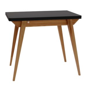 wohnli-moebel-suche-Erweiterbarer-Tisch-aus-Holz-90x65x75-Schwarz-Eiche Wohnli Möbelsuche - Erweiterbarer Tisch aus Holz