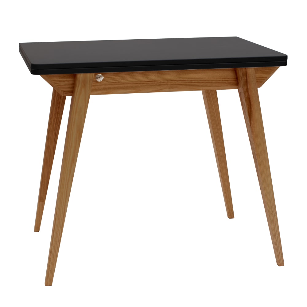 wohnli-moebel-suche-Erweiterbarer-Tisch-aus-Holz-90x65x75-Schwarz-Eiche Wohnli Möbelsuche - Erweiterbarer Tisch aus Holz