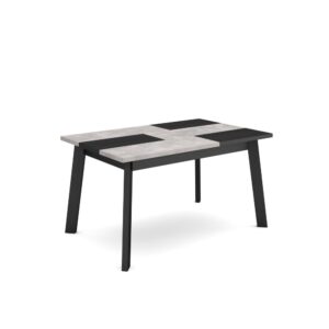 wohnli-moebel-suche-Esstisch-Holzeffekt-140x90x75cm-Zementgrau Wohnli Möbelsuche - Esstisch Holzeffekt 140x90x75cm Zementgrau