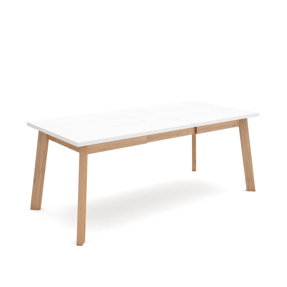 wohnli-moebel-suche-Esstisch-Holzeffekt-194x90x75cm-Weiss Wohnli Möbelsuche - Esstisch Holzeffekt 194x90x75cm Weiß