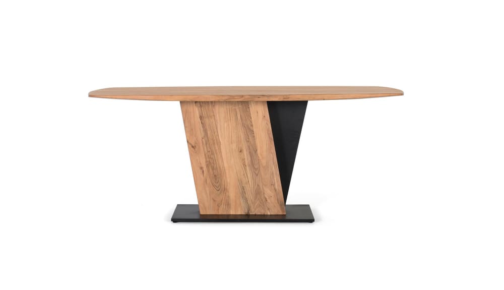 Wohnli Möbelsuche - Esstisch aus Akazienholz und Metall