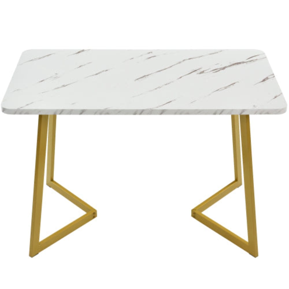 wohnli-moebel-suche-Esstisch-aus-Holz-D117cm×H75cm-Goldene-Beine Wohnli Möbelsuche - Esstisch aus Holz