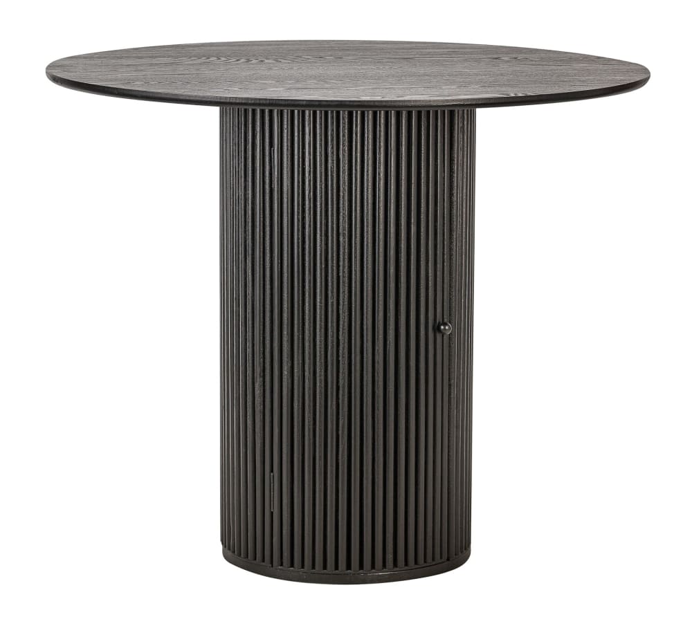 Wohnli Möbelsuche - Esstisch aus Holz Schwarz (4-6 Personen)