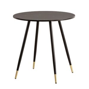 wohnli-moebel-suche-Esstisch-aus-MDF-75-cm-schwarz Wohnli Möbelsuche - Esstisch aus MDF