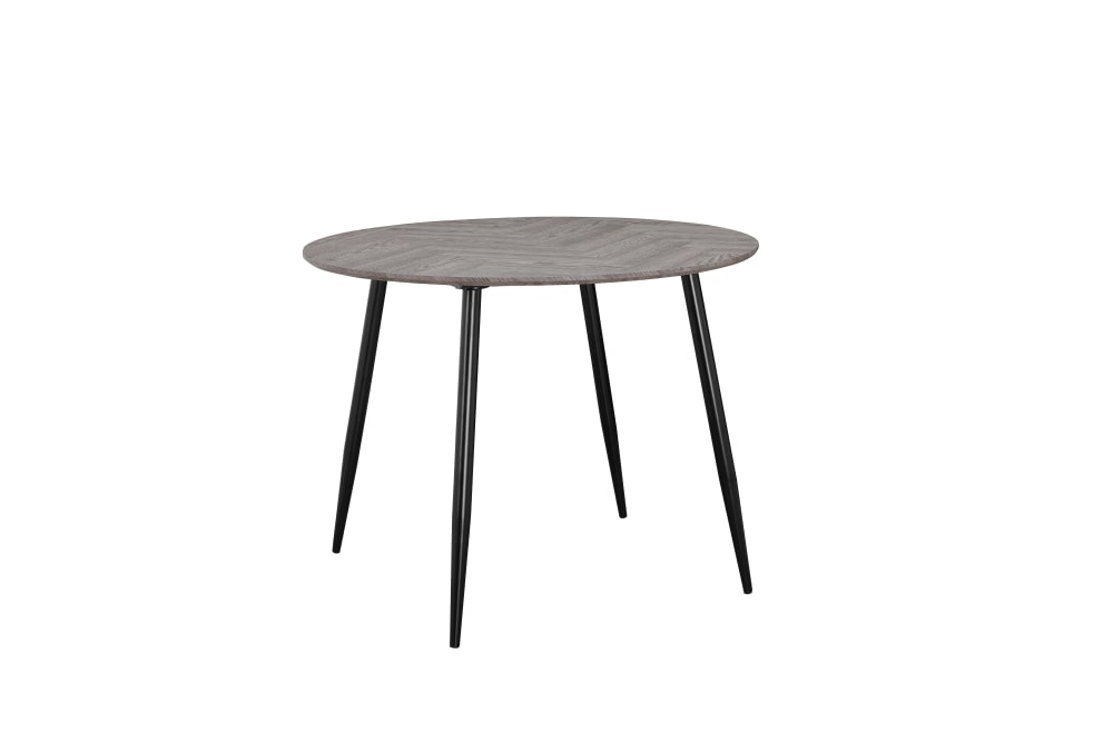 Wohnli Möbelsuche - Esstisch für 4 Personen in Fischgrätenmuster D100 cm