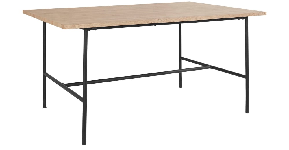 Wohnli Möbelsuche - Esstisch für 6 Personen in Eichenoptik L160 cm
