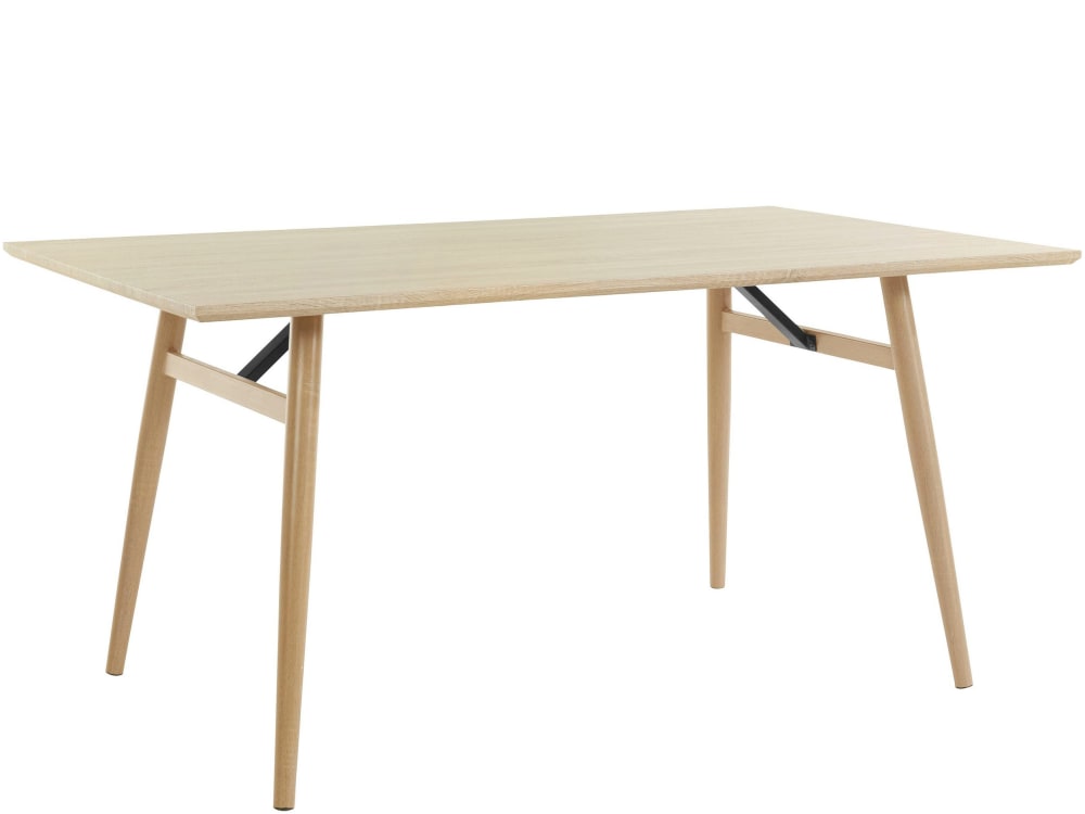 Wohnli Möbelsuche - Esstisch für 8 Personen in Eichenoptik L160 cm