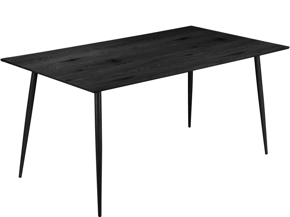 wohnli-moebel-suche-Esstisch-fuer-8-Personen-in-Holzoptik-L160-cm-schwarz Wohnli Möbelsuche - Esstisch für 8 Personen in Holzoptik L160 cm