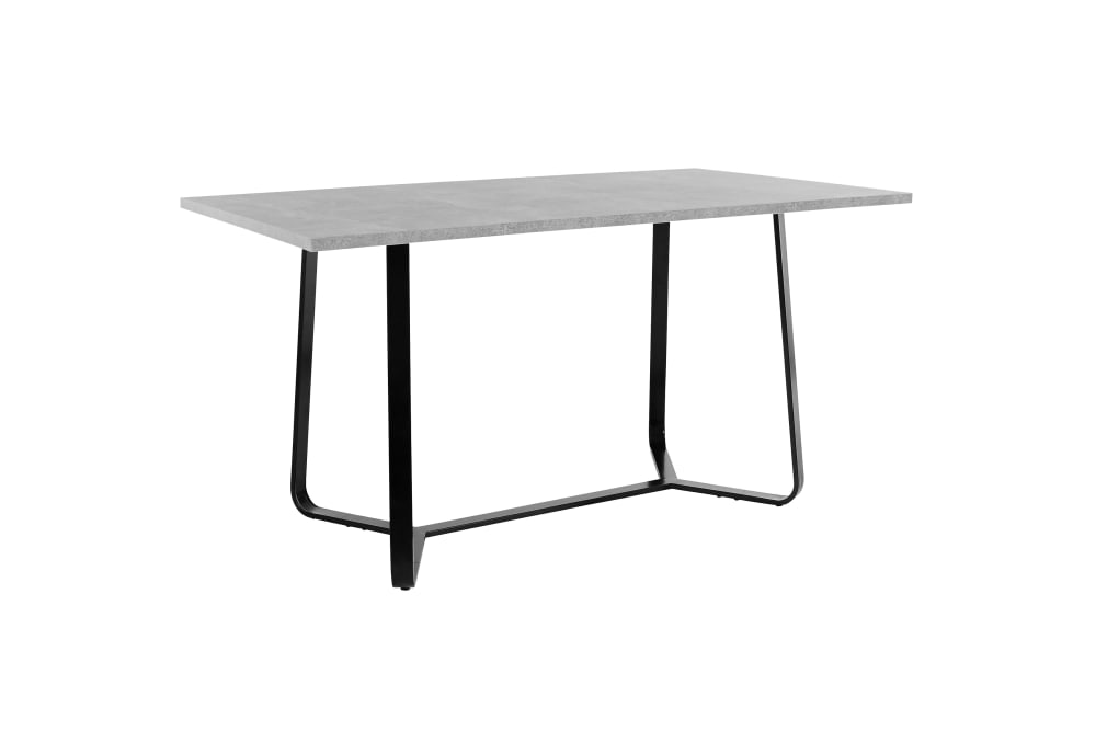 wohnli-moebel-suche-Esstisch-in-Beton-Optik-Gestell-Metall-B-140-H-76-T-90-cm-grau Wohnli Möbelsuche - Esstisch in Beton-Optik