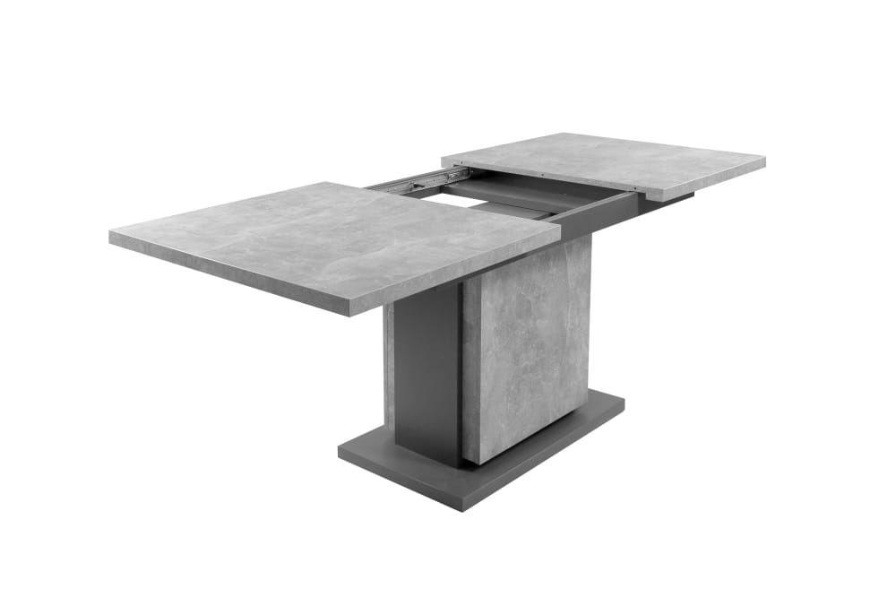 Wohnli Möbelsuche - Esstisch in Beton-Optik mit Auszug