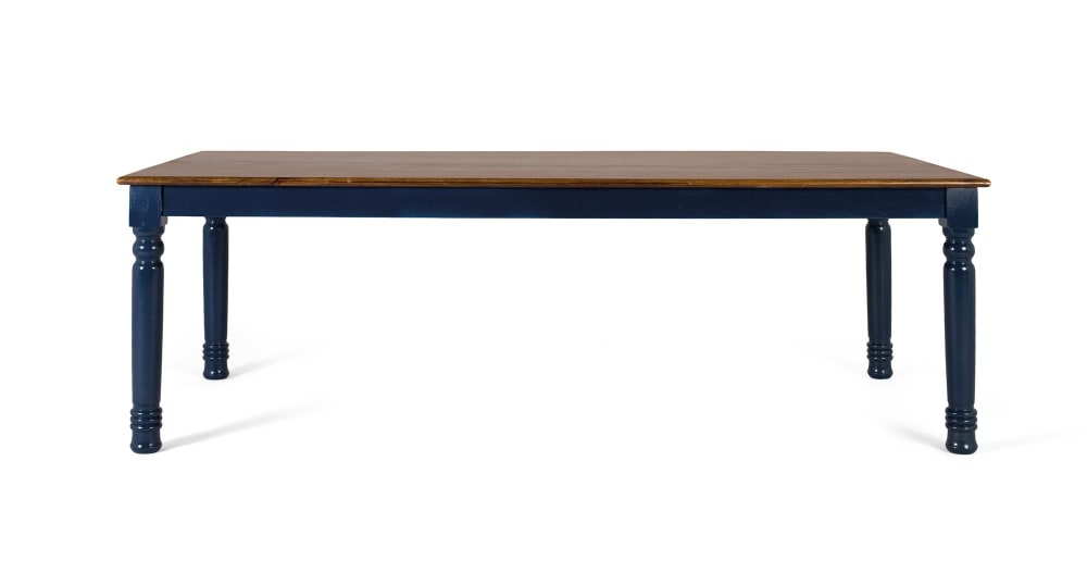 Wohnli Möbelsuche - Esstisch mit rechteckiger Mangoholzplatte 210 cm