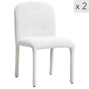 Wohnli Möbelsuche - Esszimmerstühlen (2er Set) aus Stoff Beige