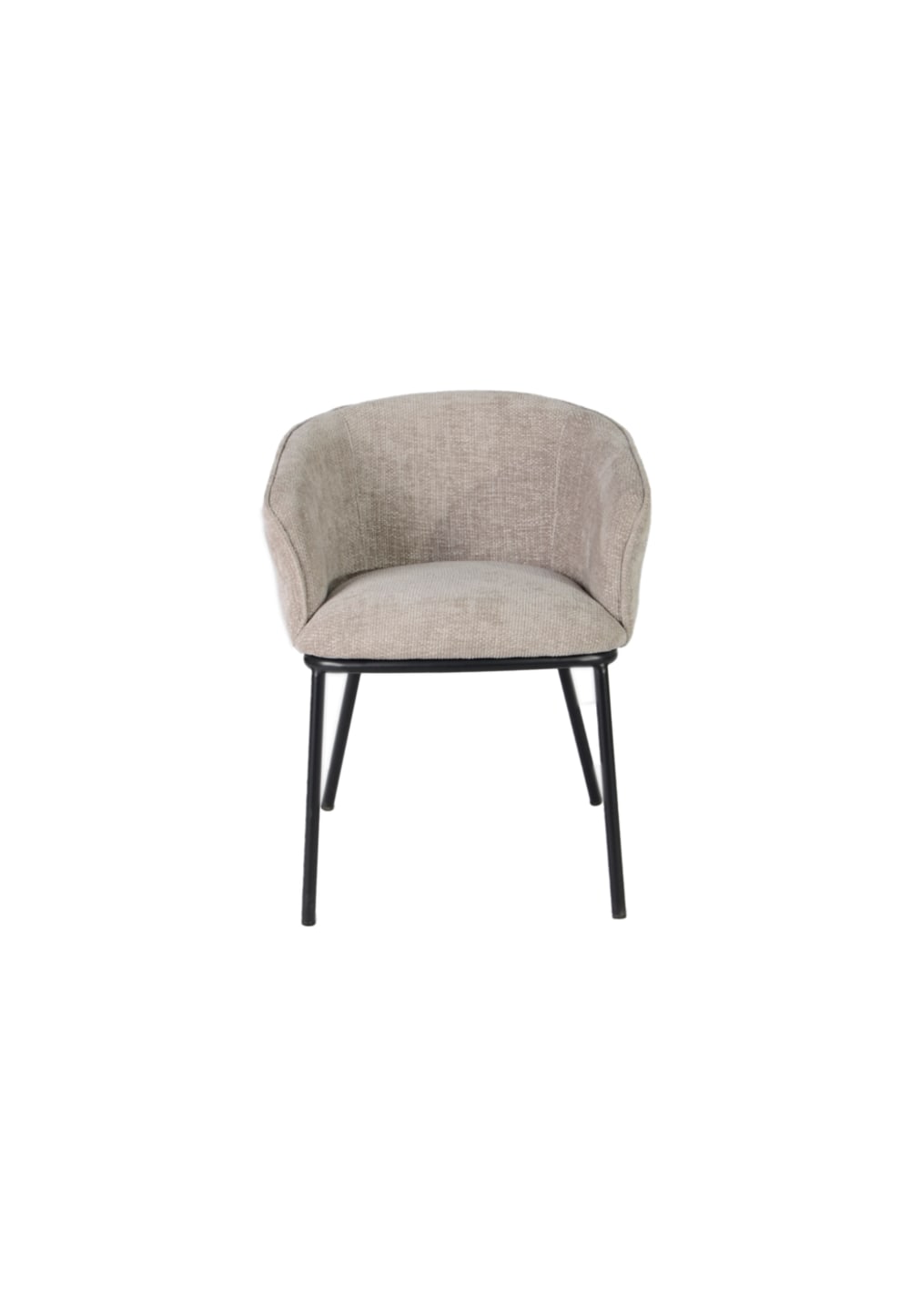 Wohnli Möbelsuche - Esszimmerstuhl 2er Set Sitzhöhe aus Stoff 51cm