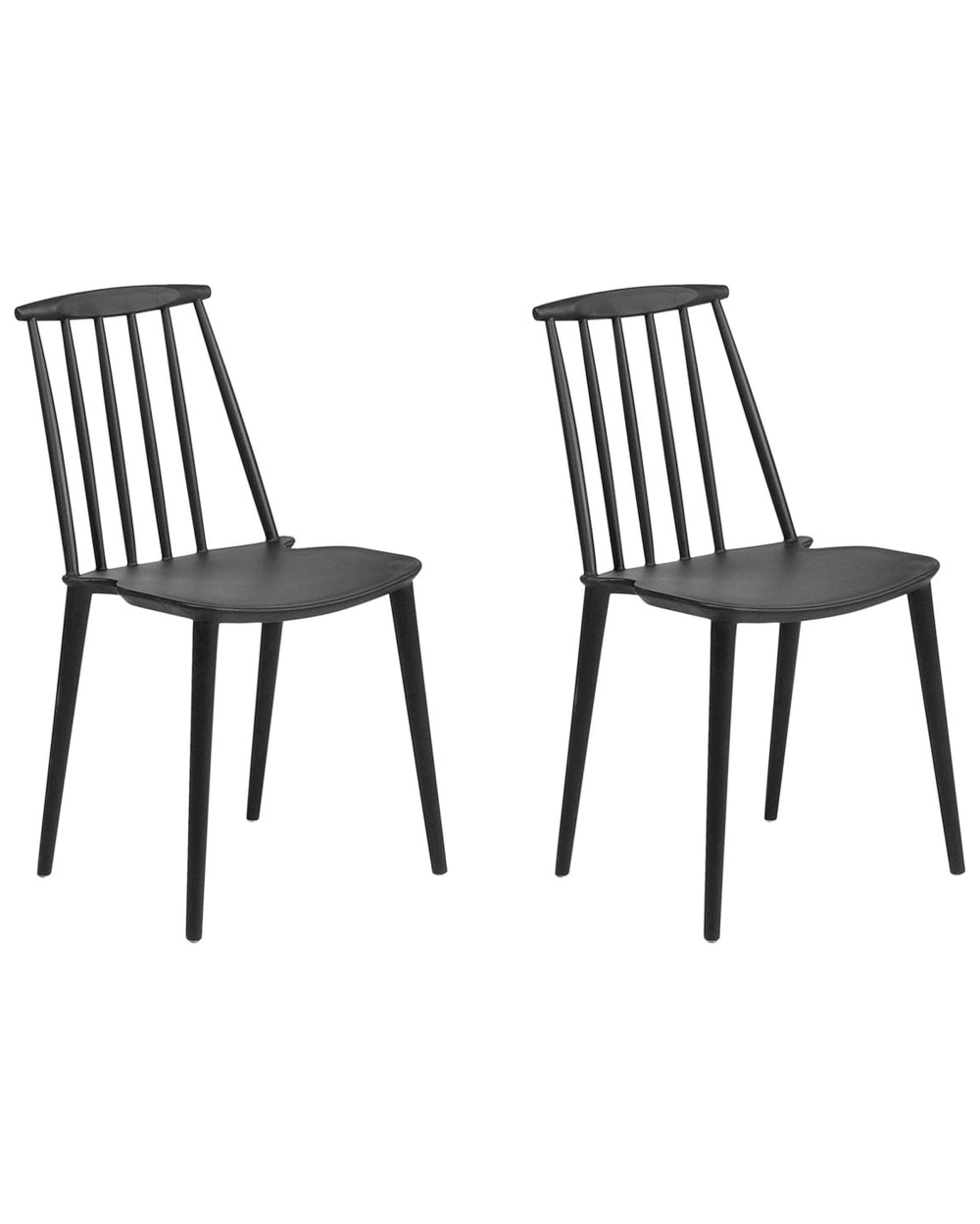 wohnli-moebel-suche-Esszimmerstuhl-2er-Set-aus-Kunststoff-schwarz Wohnli Möbelsuche - Esszimmerstuhl 2er Set aus Kunststoff