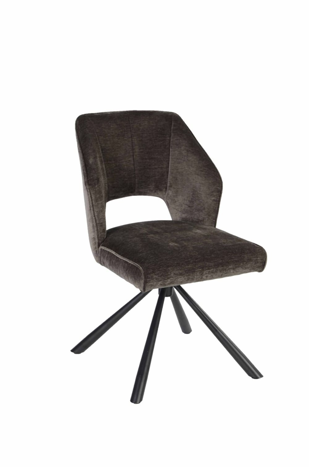 Wohnli Möbelsuche - Esszimmerstuhl 2er Set drehbar aus Stoff