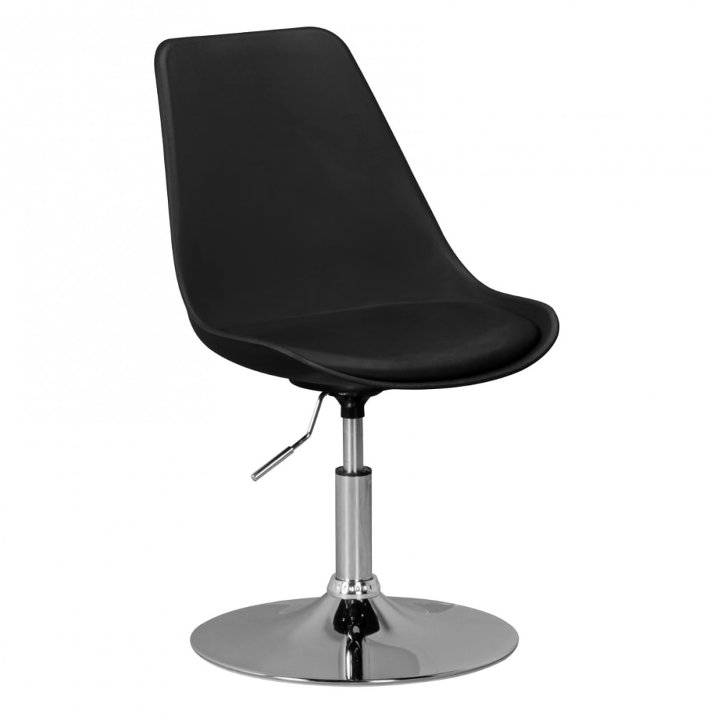 wohnli-moebel-suche-Esszimmerstuhl-hoehenverstellbar-aus-Kunstleder-Schwarz Wohnli Möbelsuche - Esszimmerstuhl höhenverstellbar aus Kunstleder