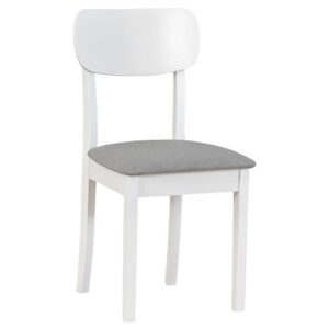 wohnli-moebel-suche-Esszimmerstuhl-mit-Polstersitz-HellgrauWeiss Wohnli Möbelsuche - Esszimmerstuhl mit Polstersitz