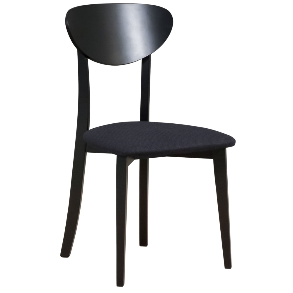 wohnli-moebel-suche-Esszimmerstuhl-mit-Polstersitz-Schwarz Wohnli Möbelsuche - Esszimmerstuhl mit Polstersitz