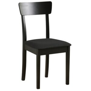 wohnli-moebel-suche-Esszimmerstuhl-mit-Polstersitz-Schwarz Wohnli Möbelsuche - Esszimmerstuhl mit Polstersitz