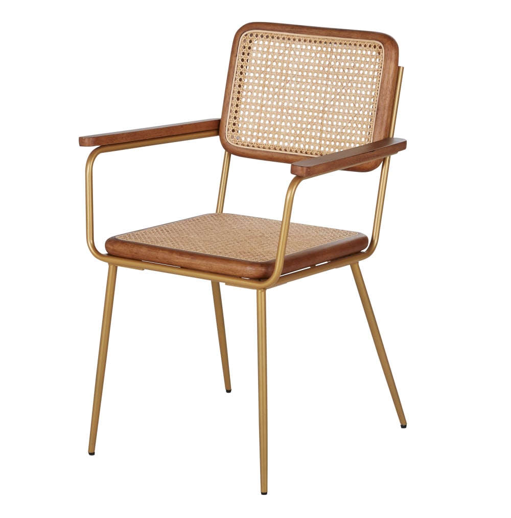 wohnli-moebel-suche-Esszimmerstuhl-mit-Rattan-Sitzflaeche-und-goldenen-Beinen Wohnli Möbelsuche - Esszimmerstuhl mit Rattan-Sitzfläche und goldenen Beinen