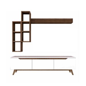 Wohnli Möbelsuche - Fernsehschrank Holzeffekt weiß