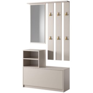 Wohnli Möbelsuche - Flurmöbel-Set mit Schuhschrank und Haken