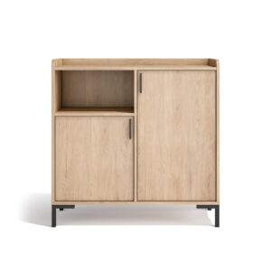 wohnli-moebel-suche-Flurschrank-aus-Melamin-in-Hell-Eiche-88x90x33-cm Wohnli Möbelsuche - Flurschrank aus Melamin in Hell-Eiche 88x90x33 cm