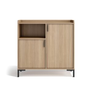 wohnli-moebel-suche-Flurschrank-aus-Melamin-in-Hell-Nussbaum-88x90x33-cm Wohnli Möbelsuche - Flurschrank aus Melamin in Hell-Nussbaum 88x90x33 cm