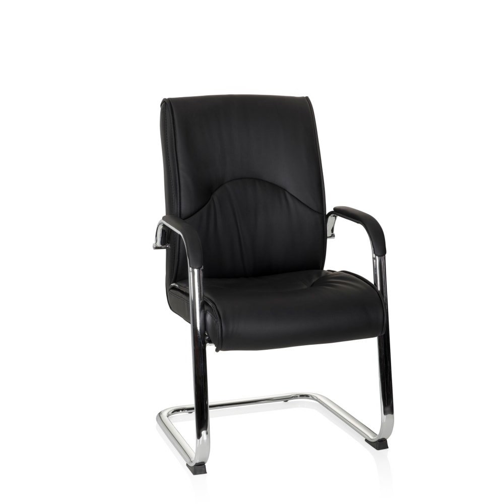 wohnli-moebel-suche-Freischwinger-aus-Kunstleder-Schwarz Wohnli Möbelsuche - Freischwinger aus Kunstleder