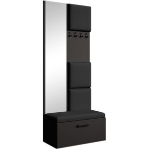 Wohnli Möbelsuche - Garderobe mit gepolsterten Paneelen